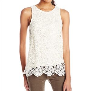 Lucky Brand Layered Lace Tank